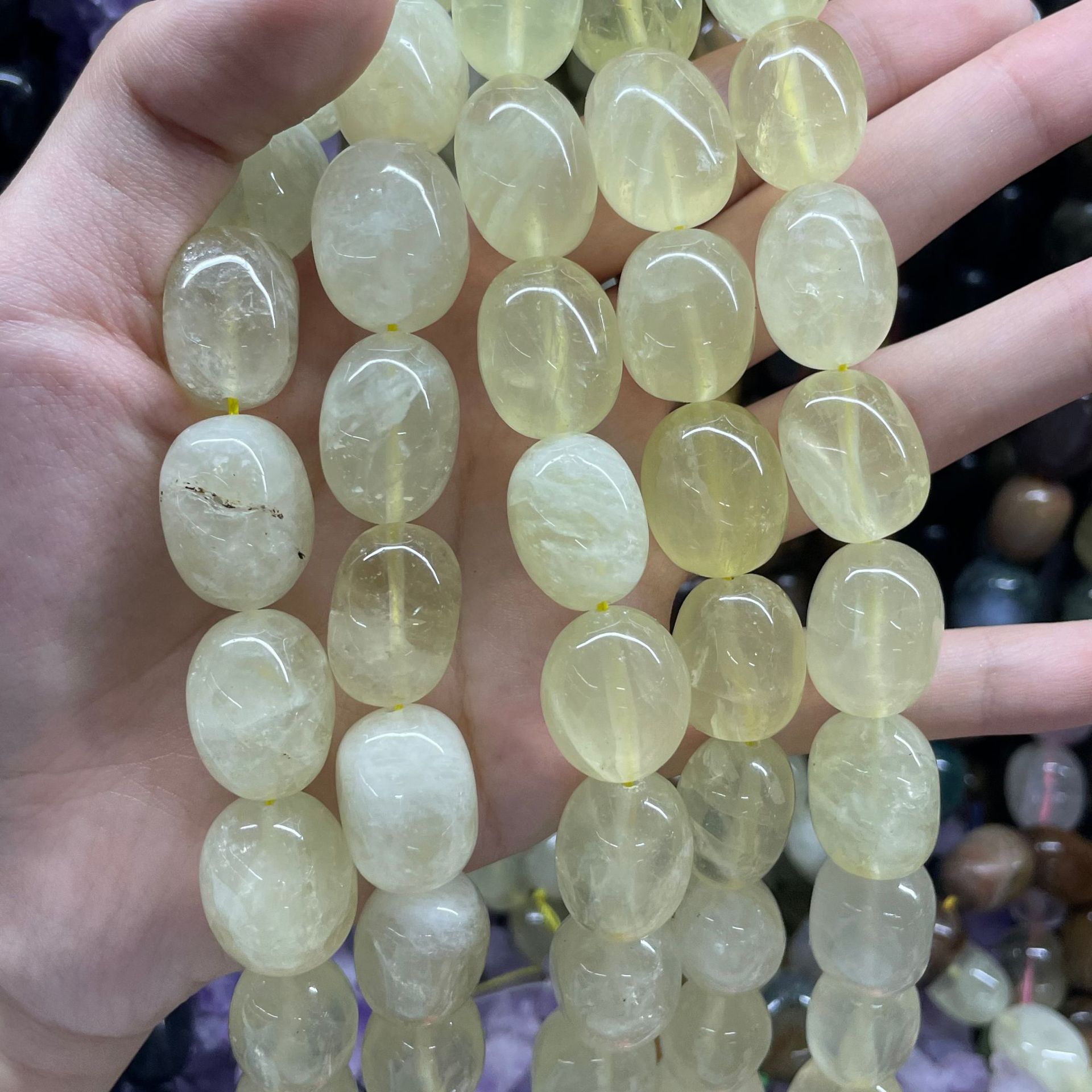 Natural Lemon Crystal 15*20mm