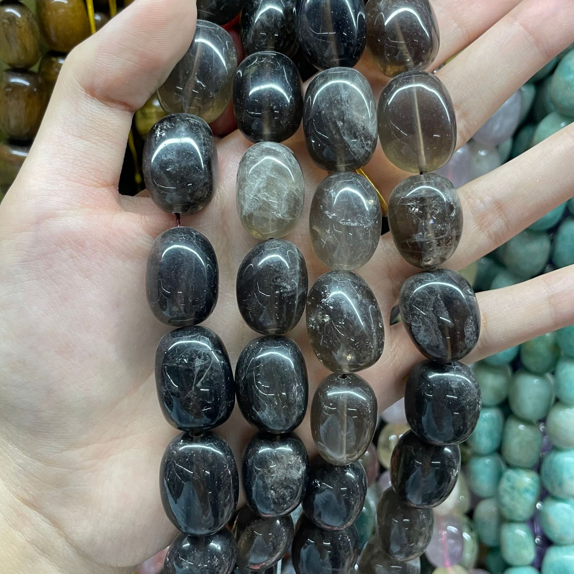 Natural tea crystal 15*20mm