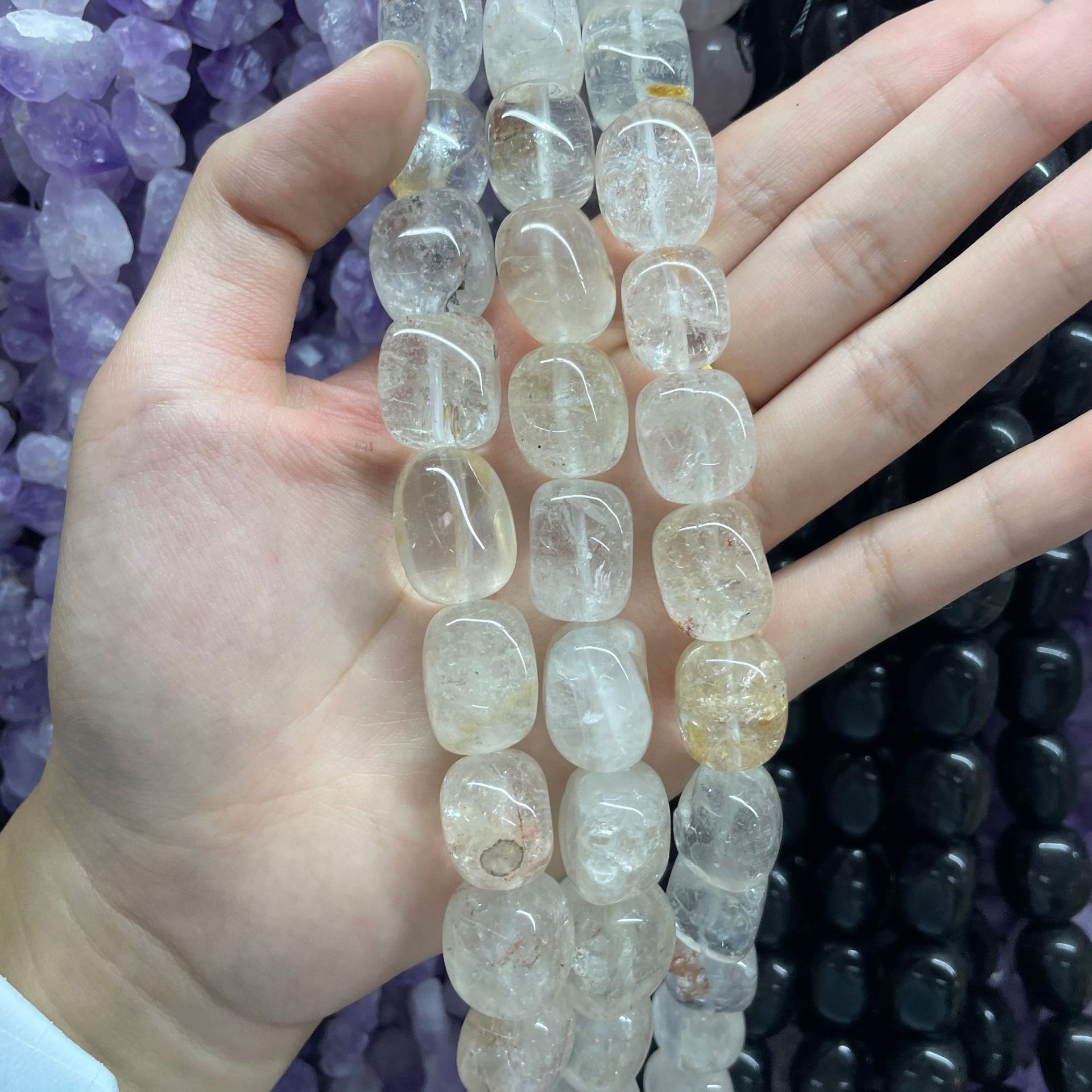 1:Natural white crystal