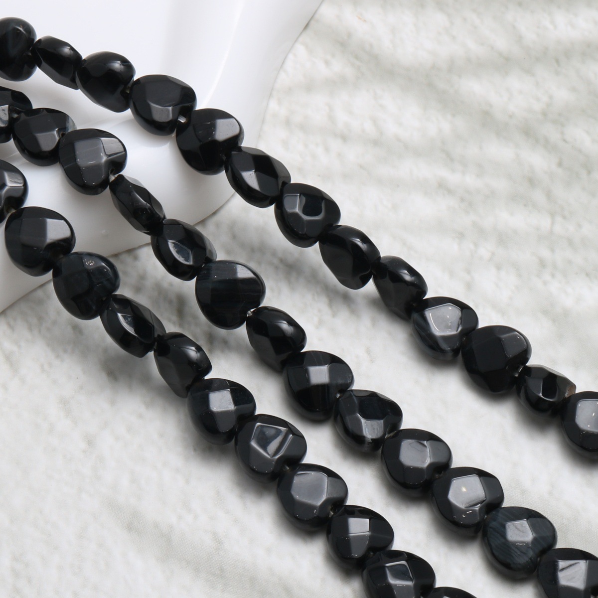 Black Stone 10*5mm/18pcs