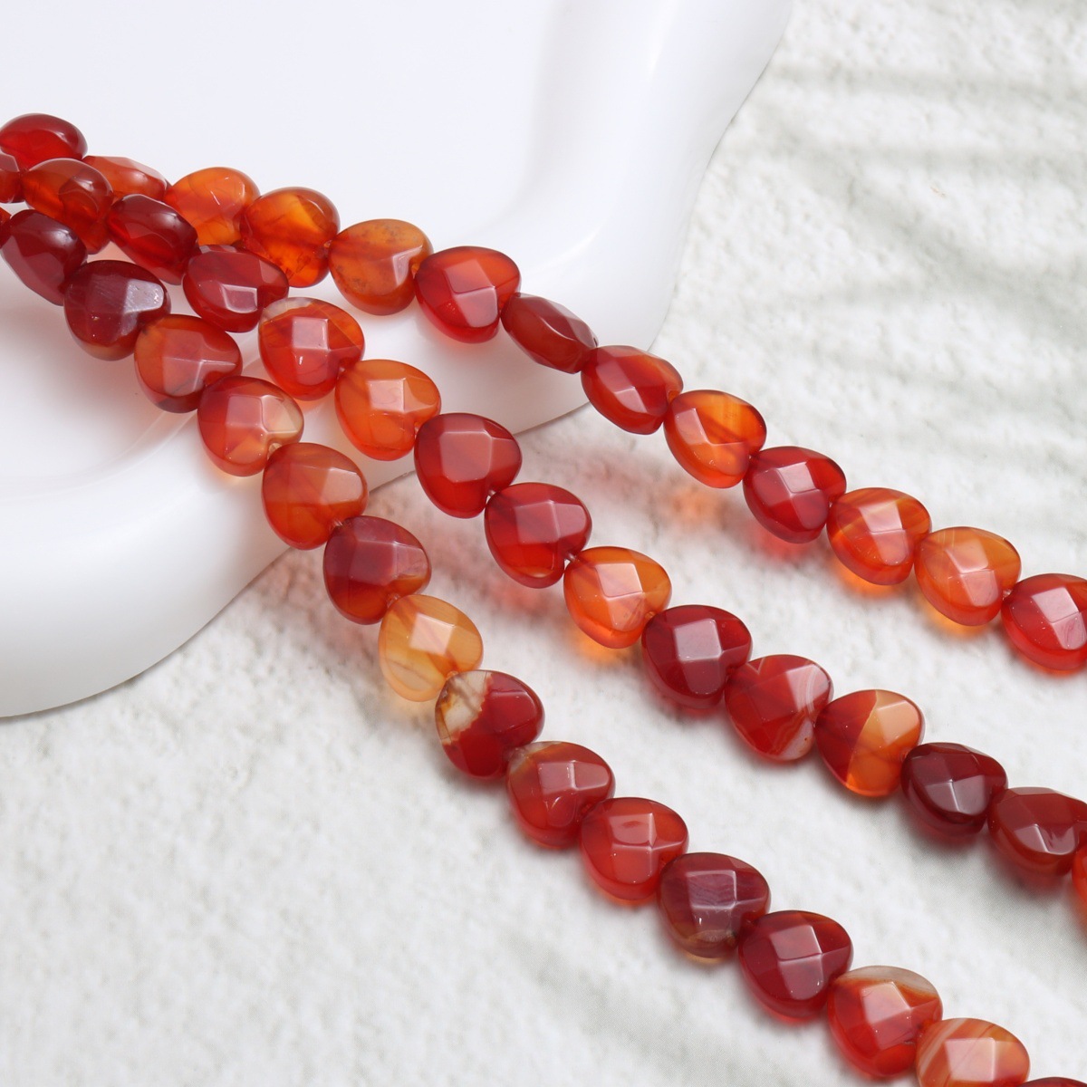 Red Agate 15*8mm/12pcs