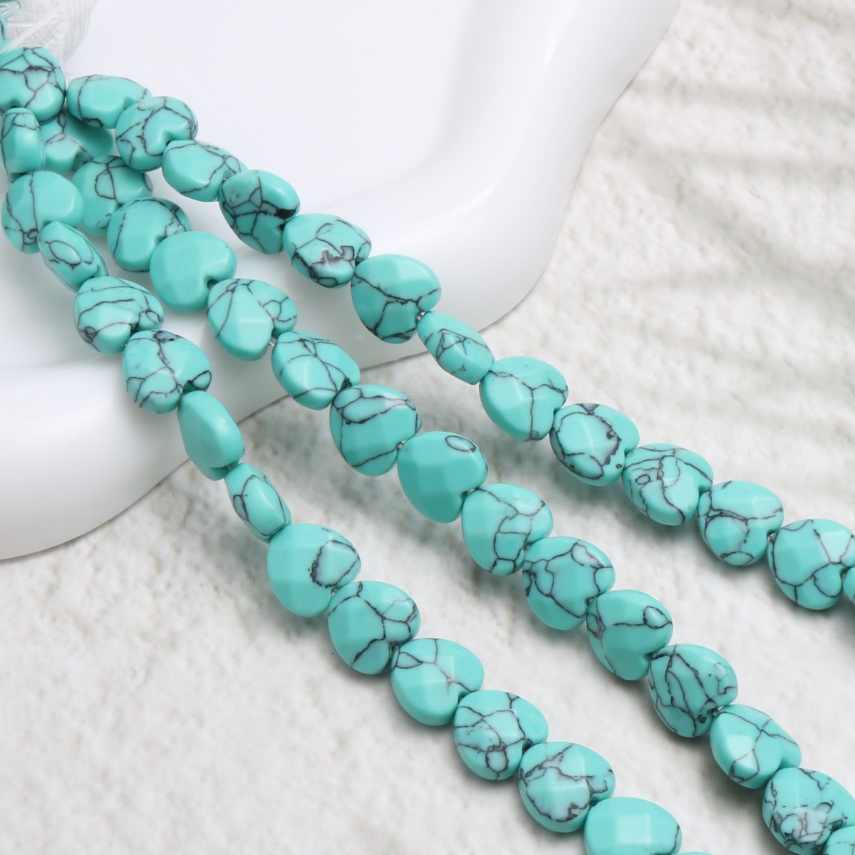 Turquoise synthetic 10*5mm/18pcs