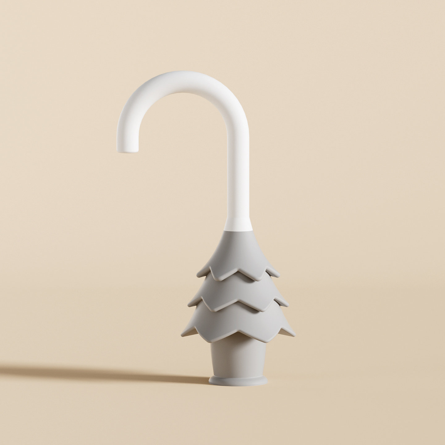 Umbrella door hanging-grey
