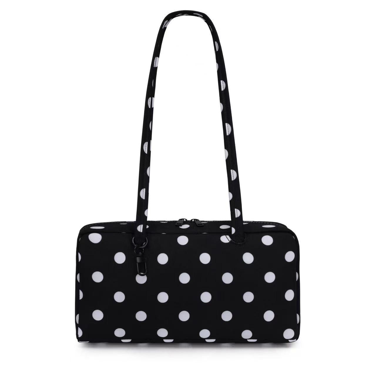 Black background with white dots
