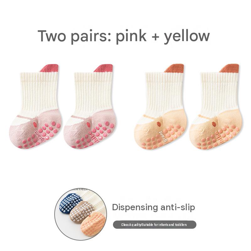 2 pairs (pink yellow)