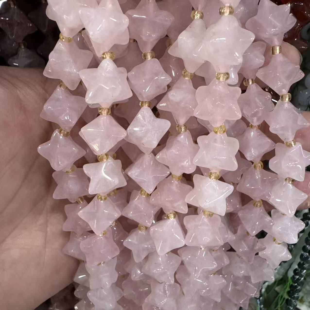 Pink crystal 10mm