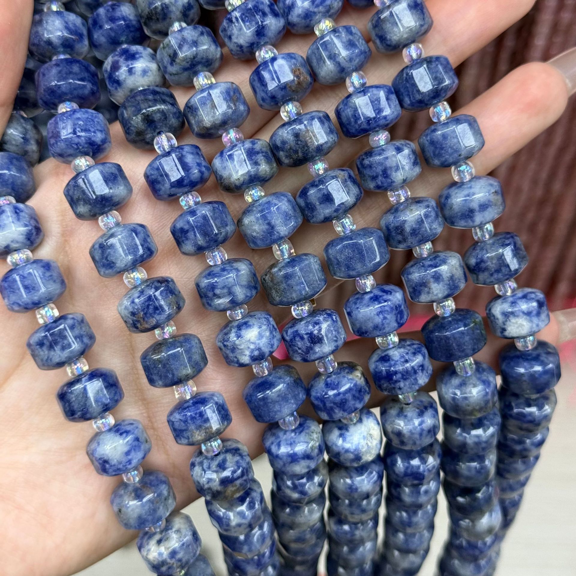 8:Natural blue point stone