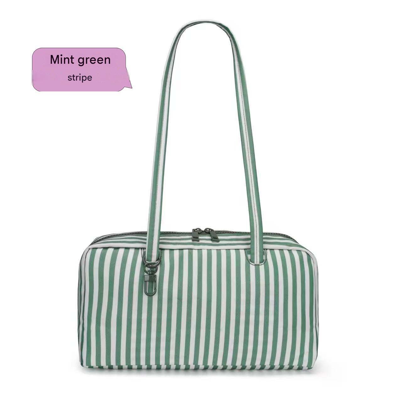 Bean green stripes