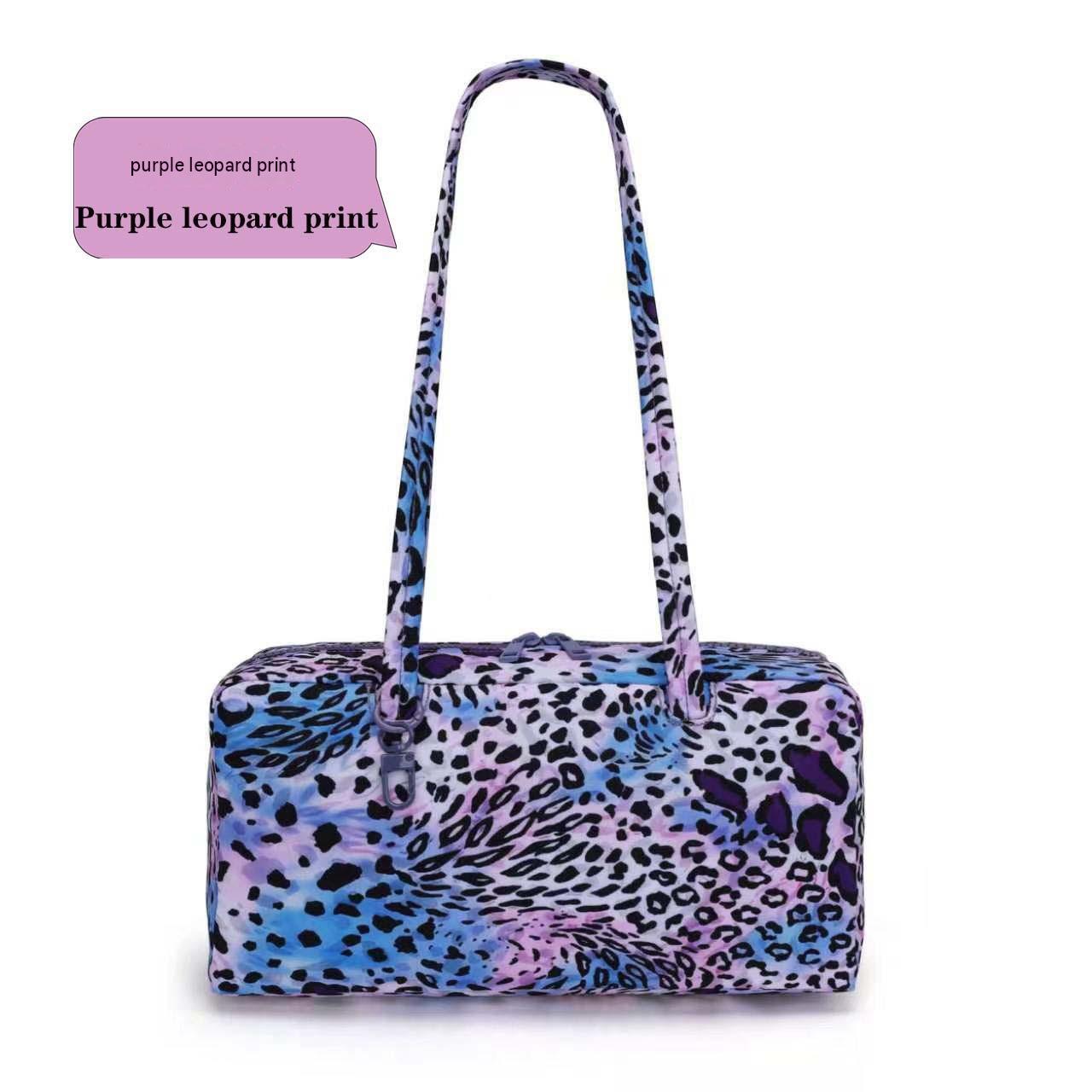 Purple leopard print