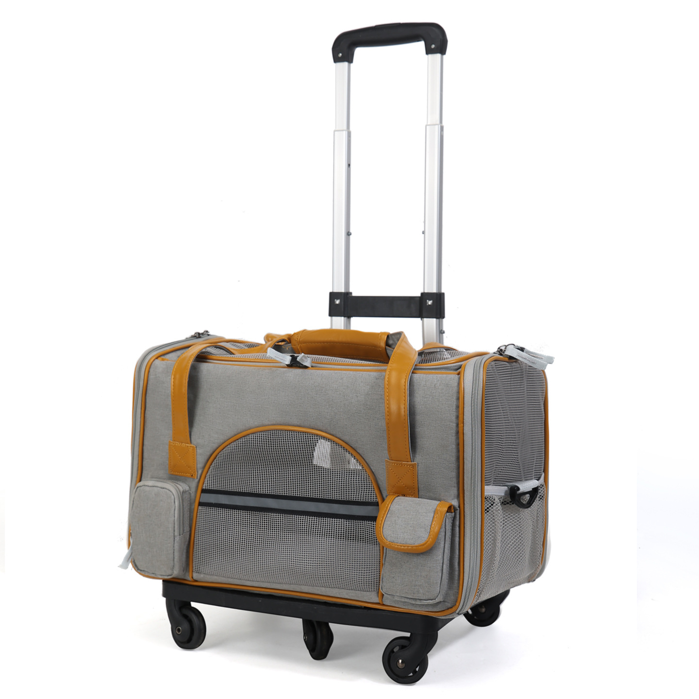 Gray trolley