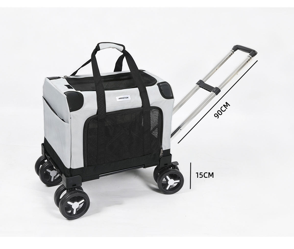 Gray trolley