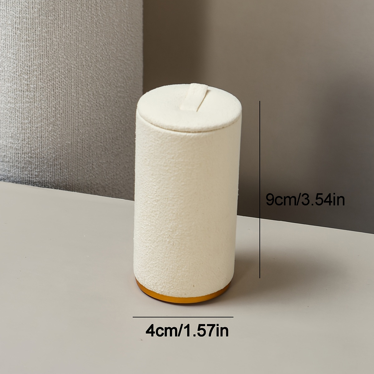 16:Rice velvet large tall ring holder