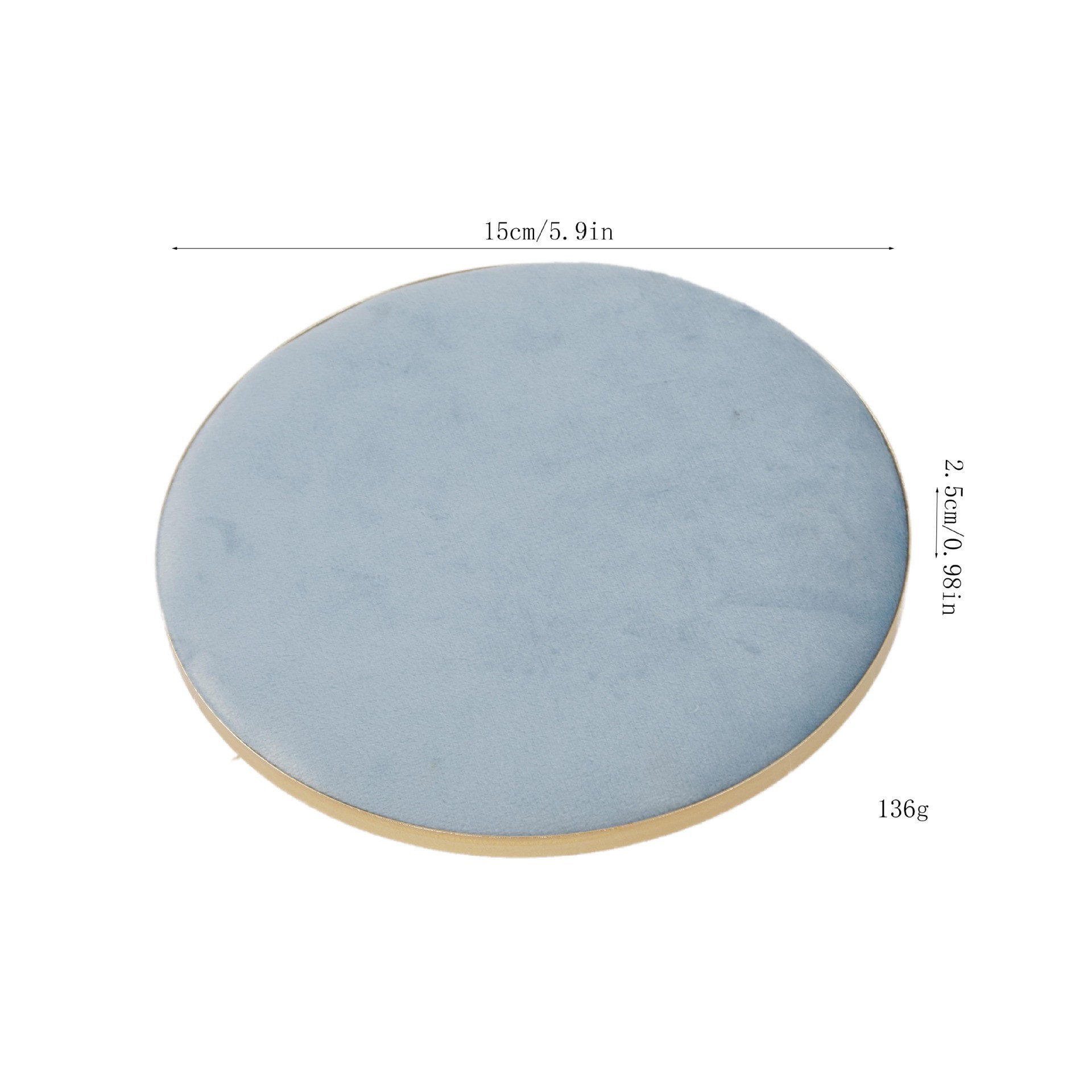 21:Round soft bag light blue
