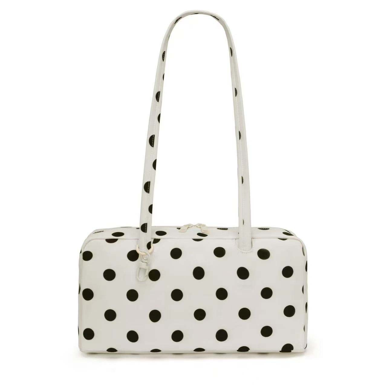 Off-white with black dots