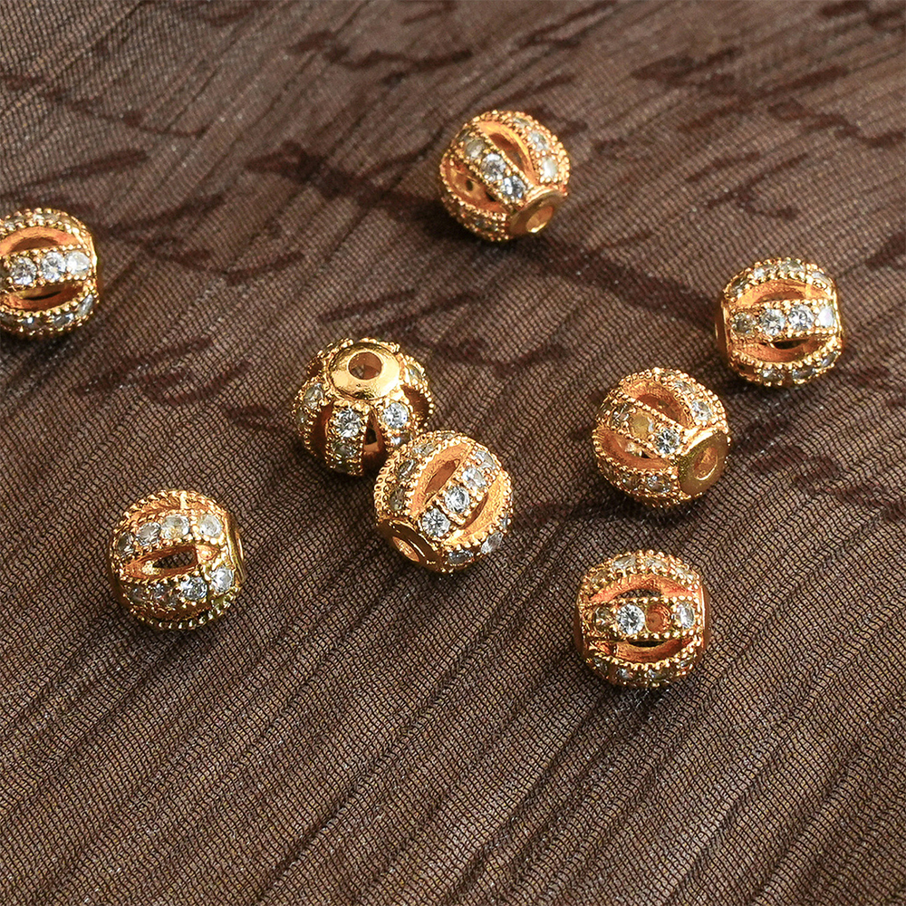 1:6mm 18K gold plated hole 1.2mm