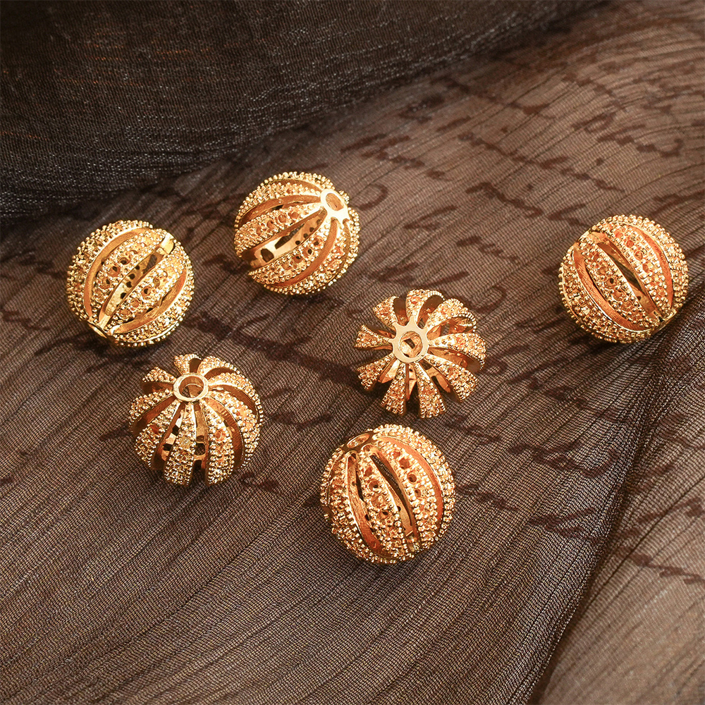 6:18K gold plated 12mm/hole 1.9mm
