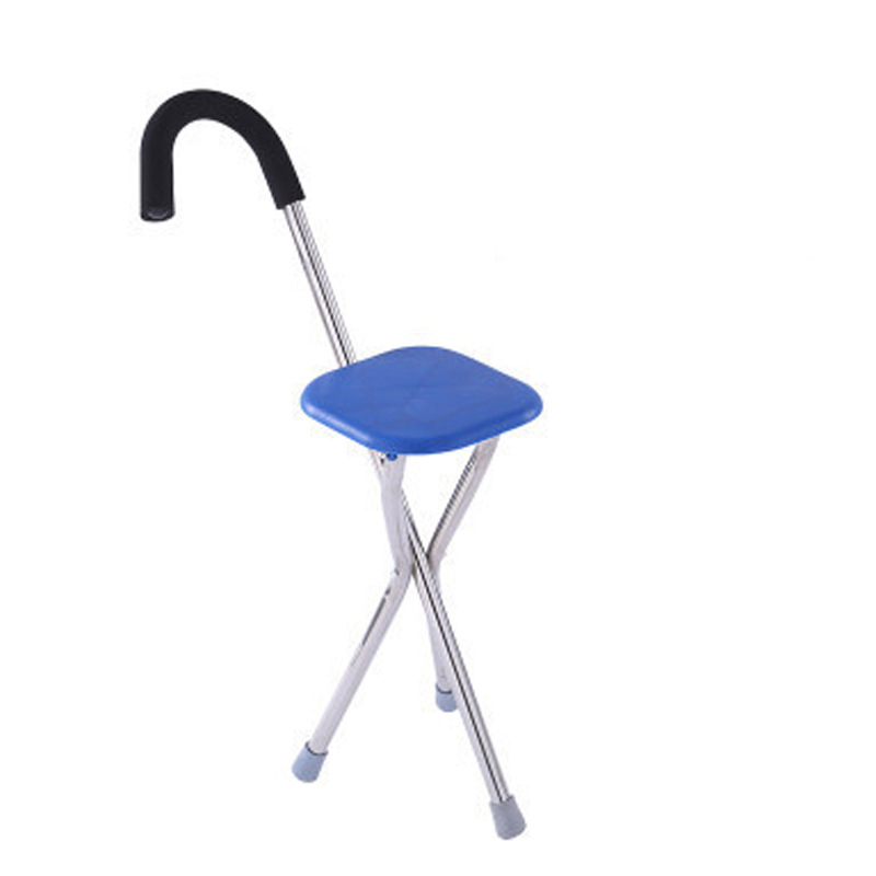blue square stool