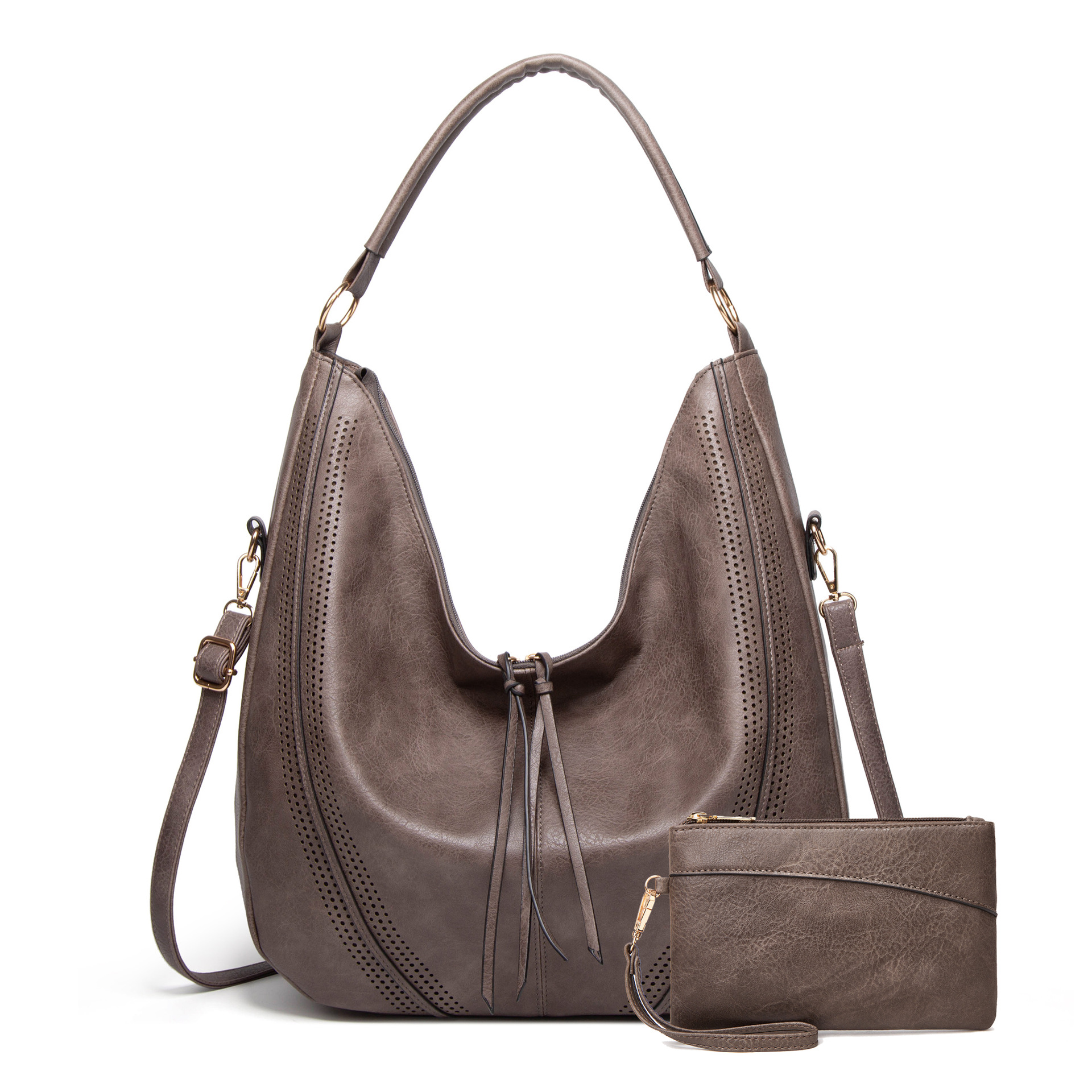 Gray with small bag