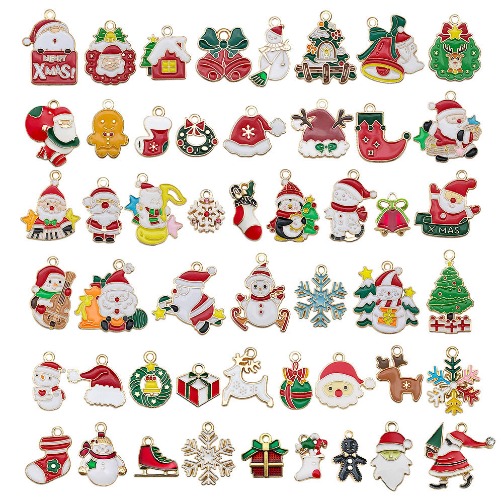 29:New mixed 50 pieces of dripping christmas - 50 styles, 1 piece each - sn936