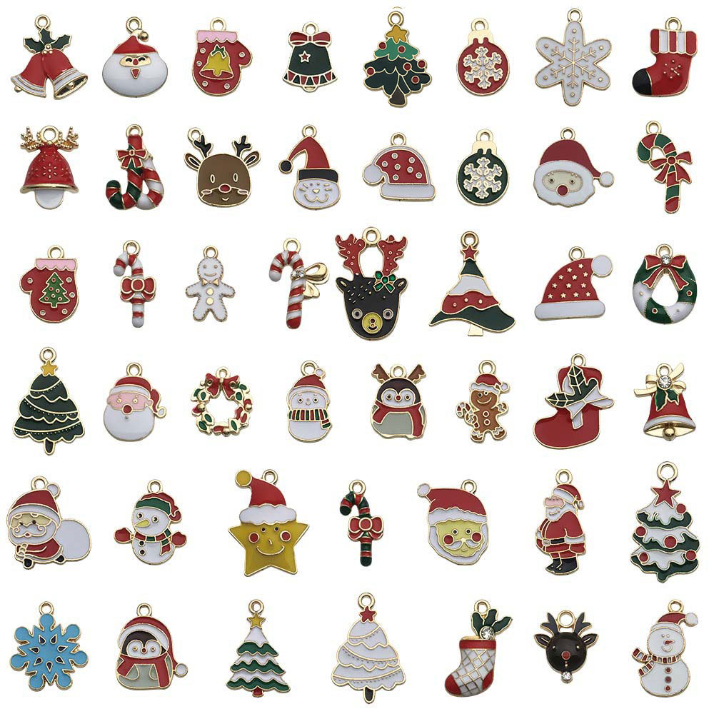34:Mixed 46 oil-dropping christmas - 46 styles each 1-65.7g-hk576