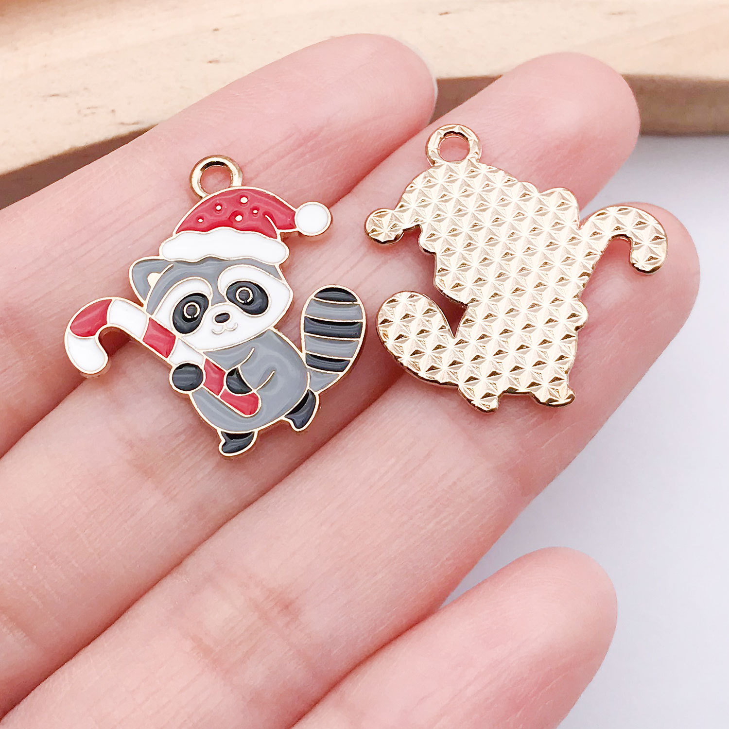 9:1 gray crutch raccoon 24x22mm-1.5g-25272