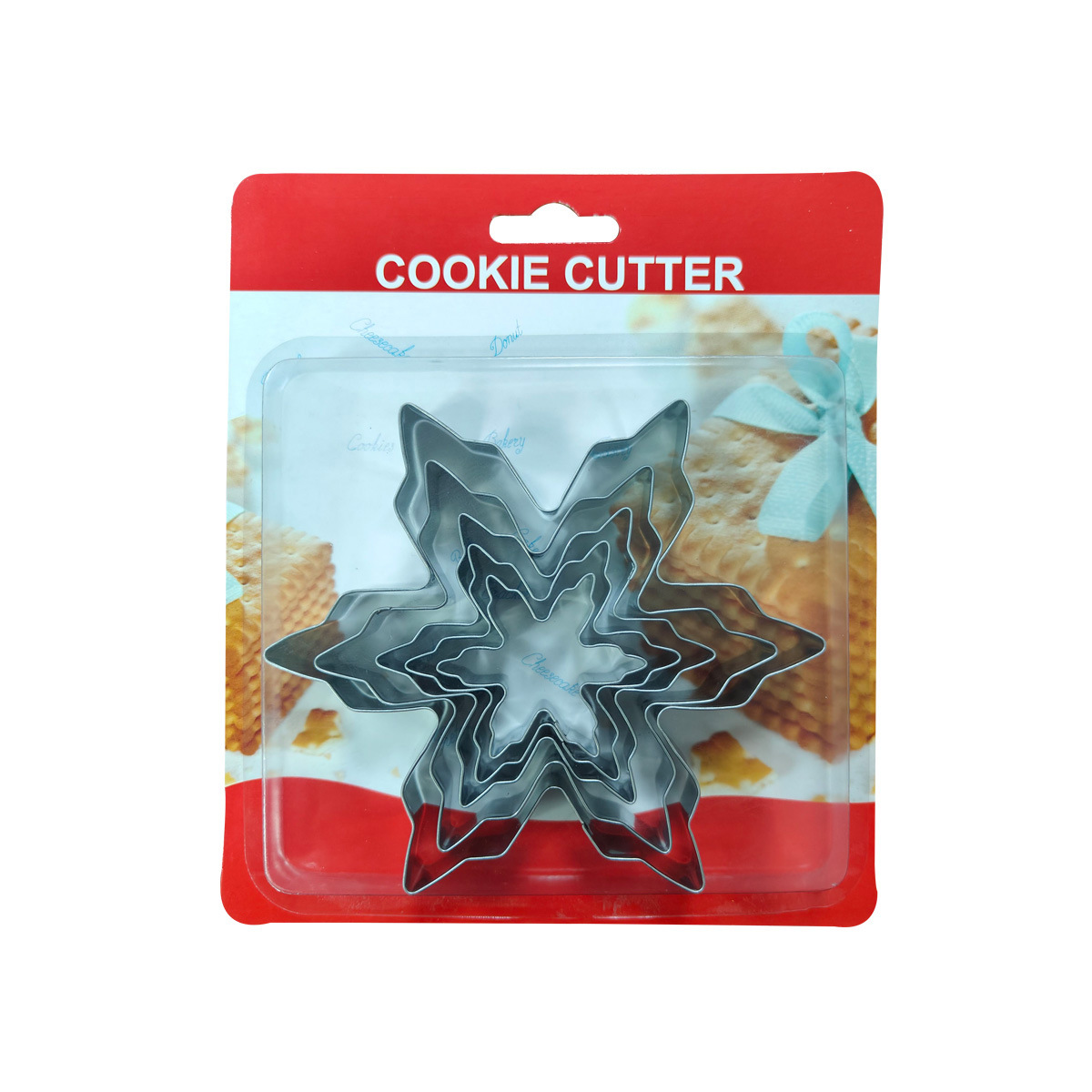 5 piece snowflake set