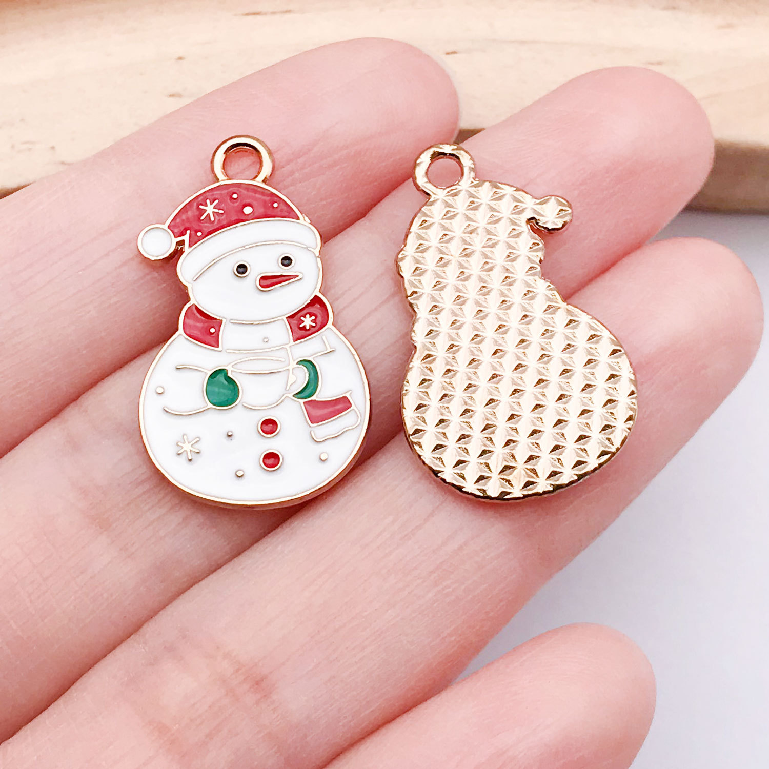 18:1 white snowman 25x15mm-1.5g-25281