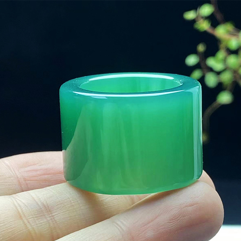 5:Agate green straight style