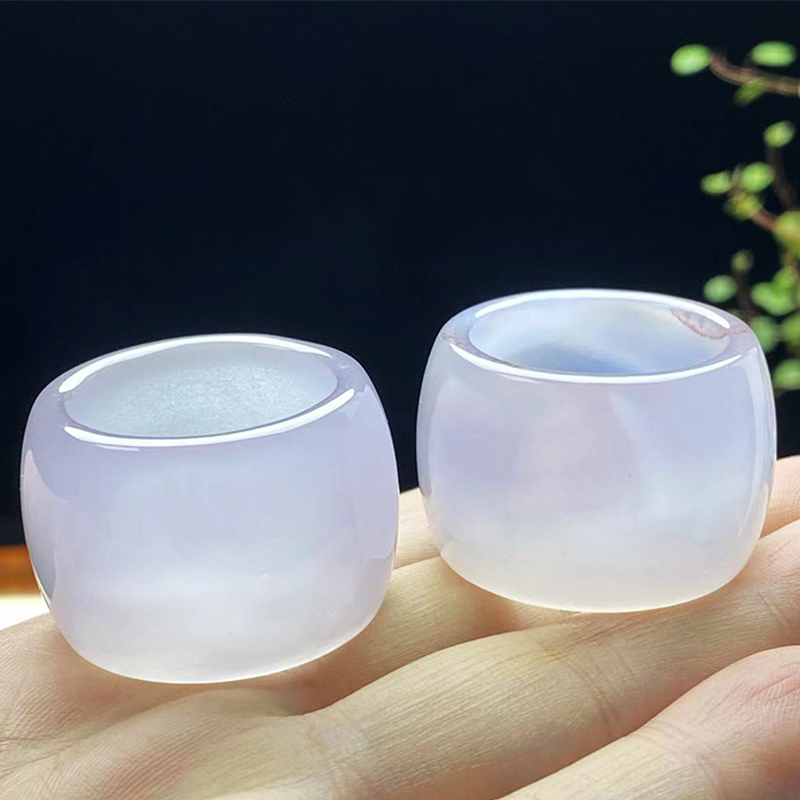 Agate violet curved style 23mm