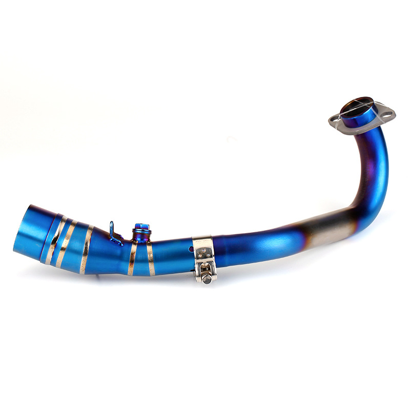 Titanium alloy burning blue front section