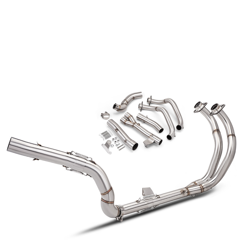 T700s/tenere700 stainless steel high-position split front and middle section - connected to 51mm (19-26 years)