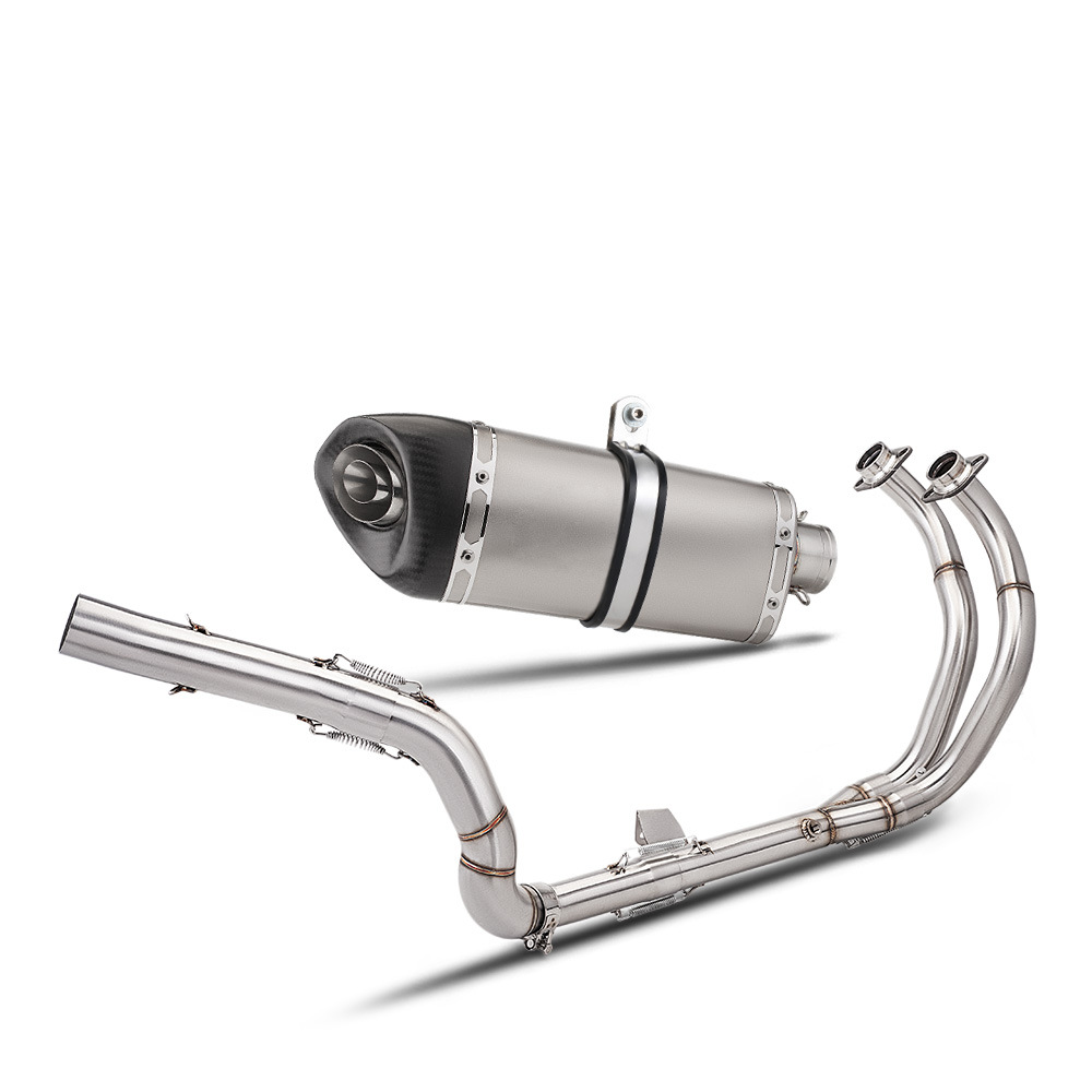 T700s/tenere700 front and middle section   m20 titanium color real carbon head