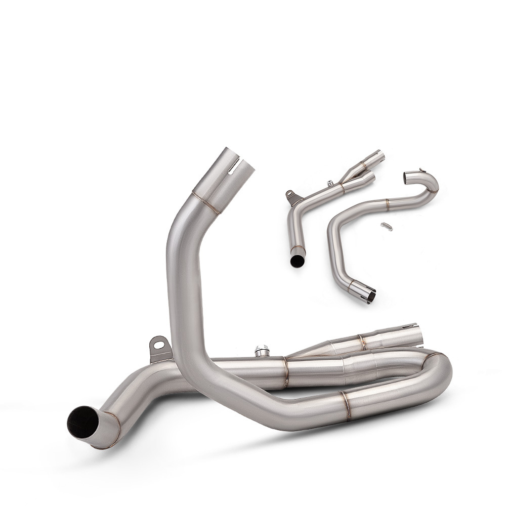 SV650/X stainless steel front section - connects to the original exhaust system