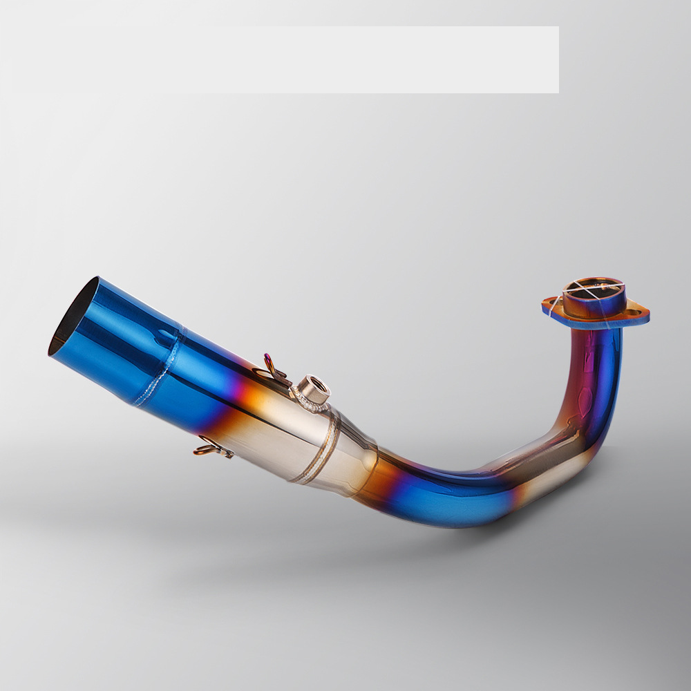 Stainless steel integrated blue front section