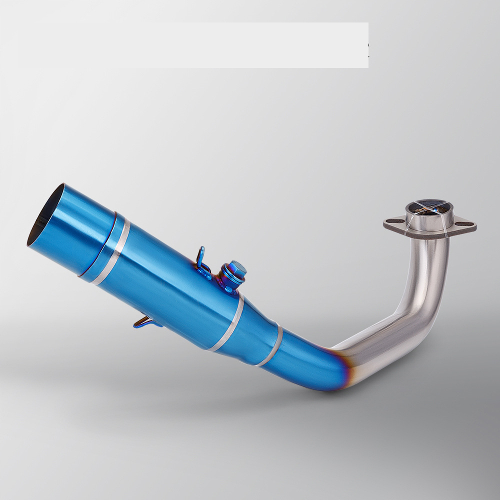 Titanium alloy burning blue integrated front section