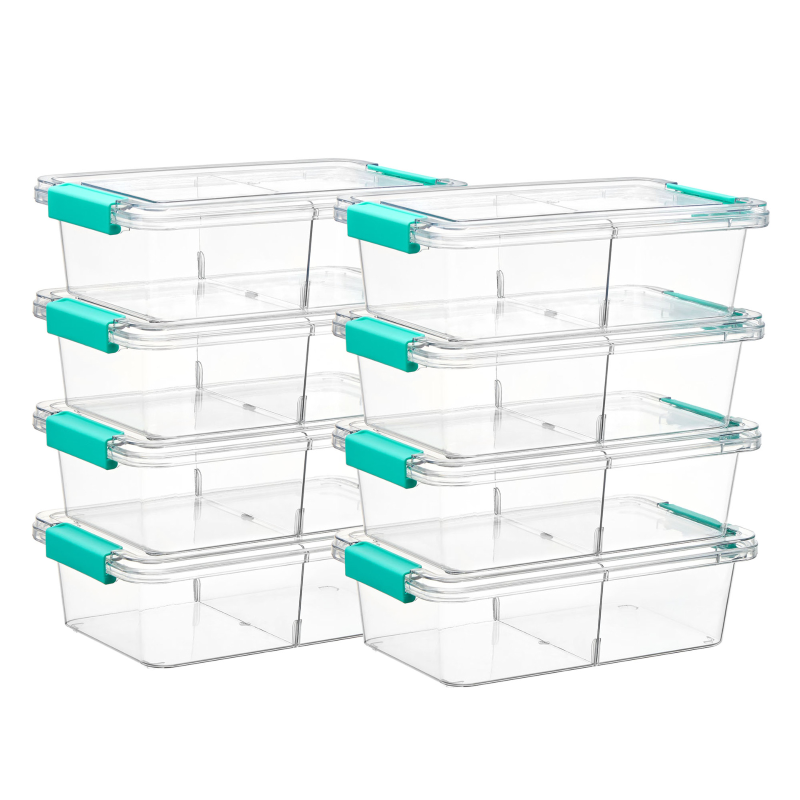 8 pieces of 1.5QT PET box