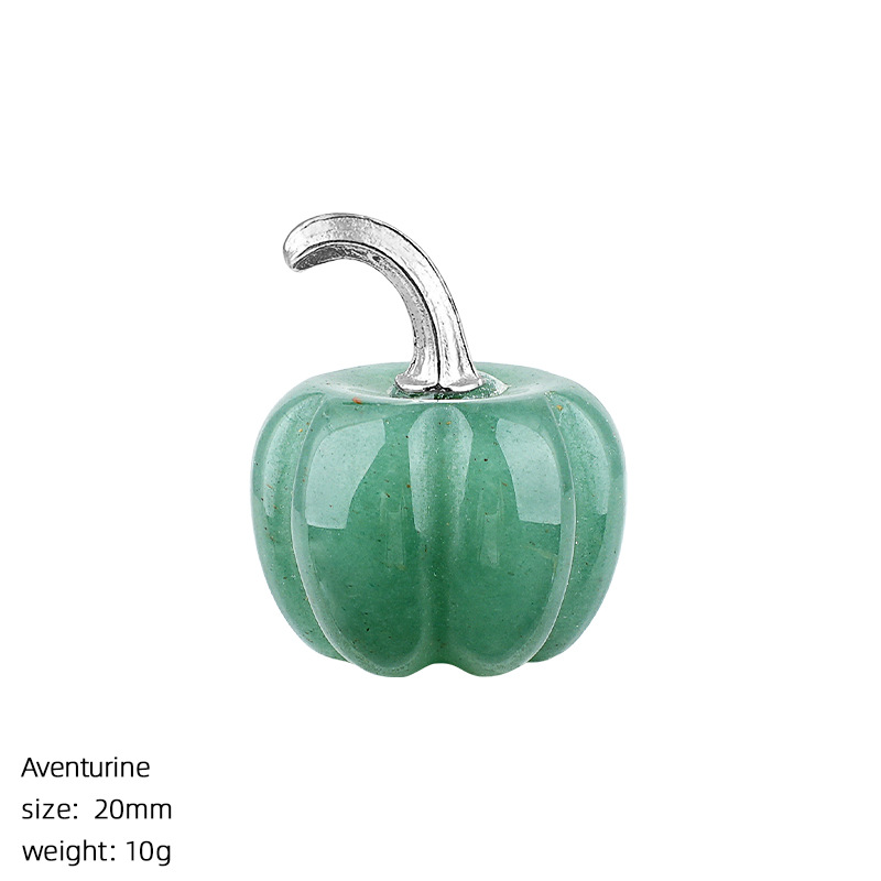 12:Green Aventurine Pumpkin