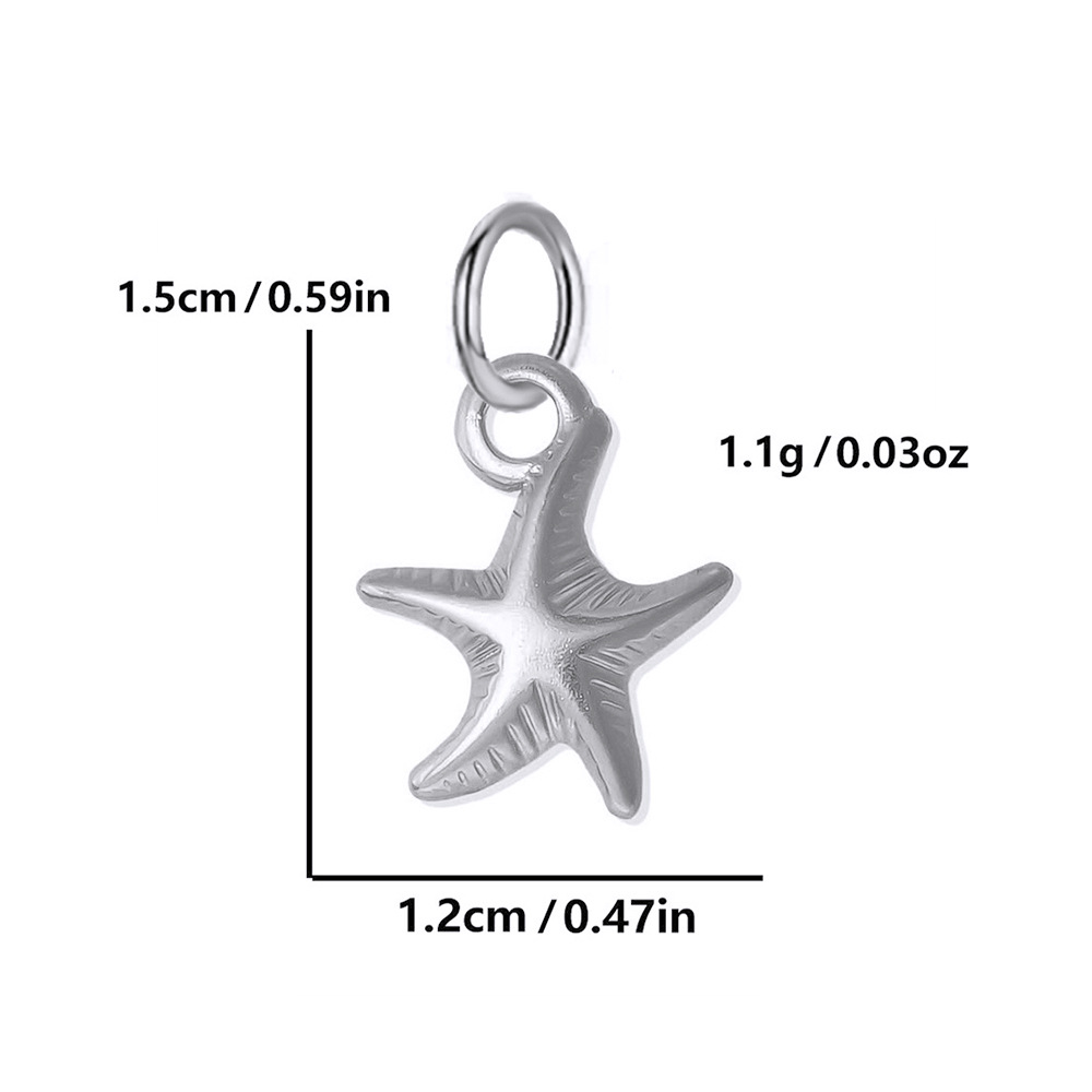 25:Steel color - starfish