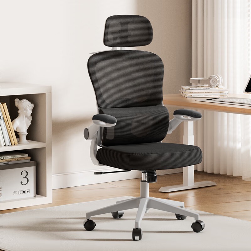 Gray frame and black mesh   headrest   [level 3 air rod]
