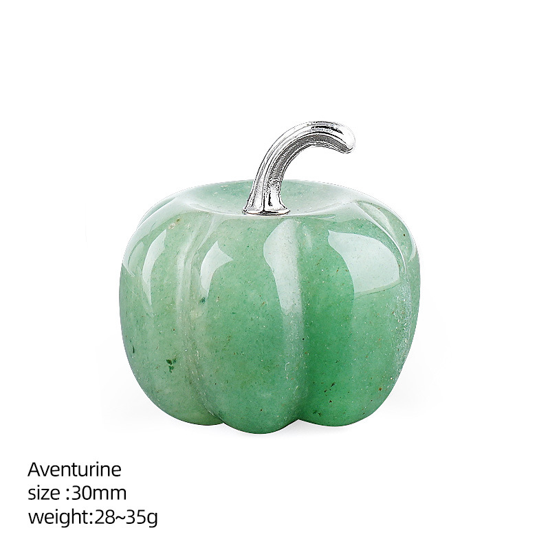 8:Green Aventurine Pumpkin