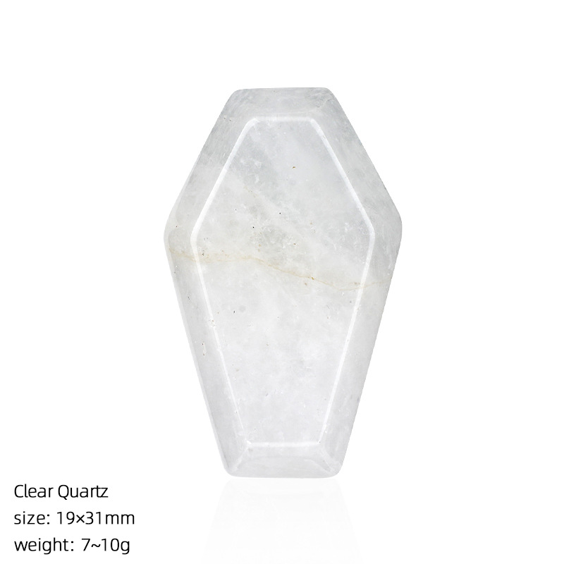 4:White crystal coffin panel