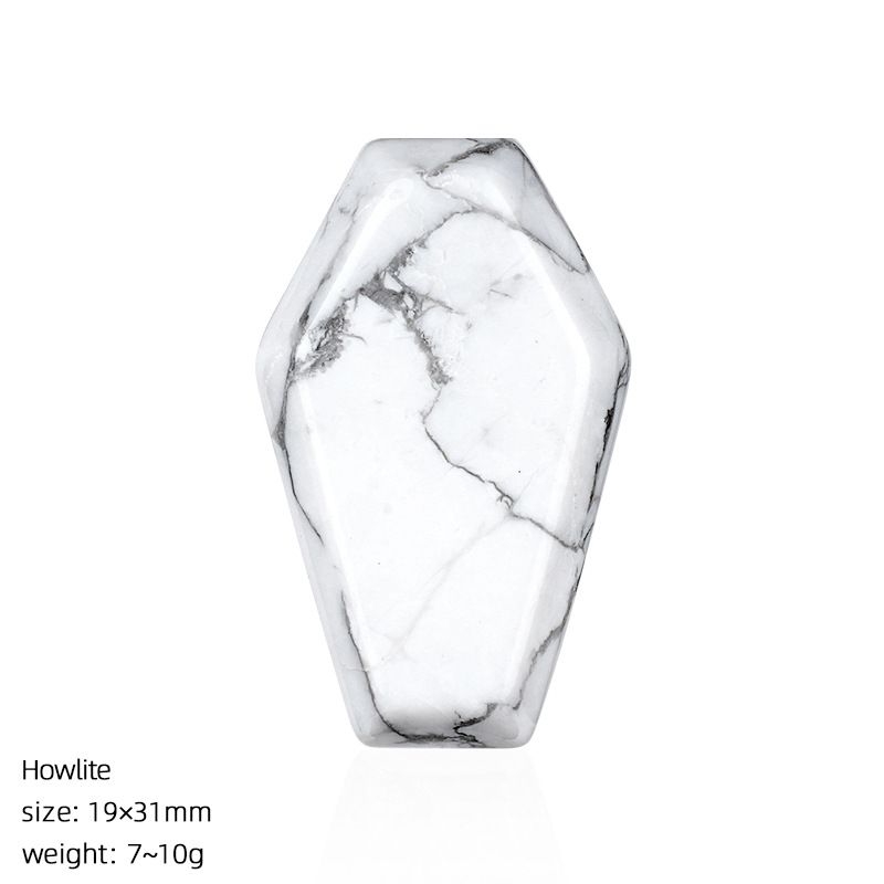 9:White turquoise coffin panel