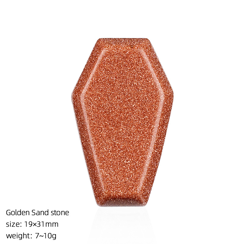17:Artificial golden sandstone coffin panel