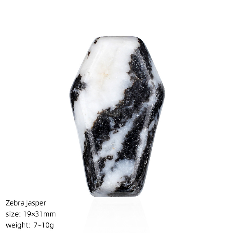 22:Black and white stone coffin panel