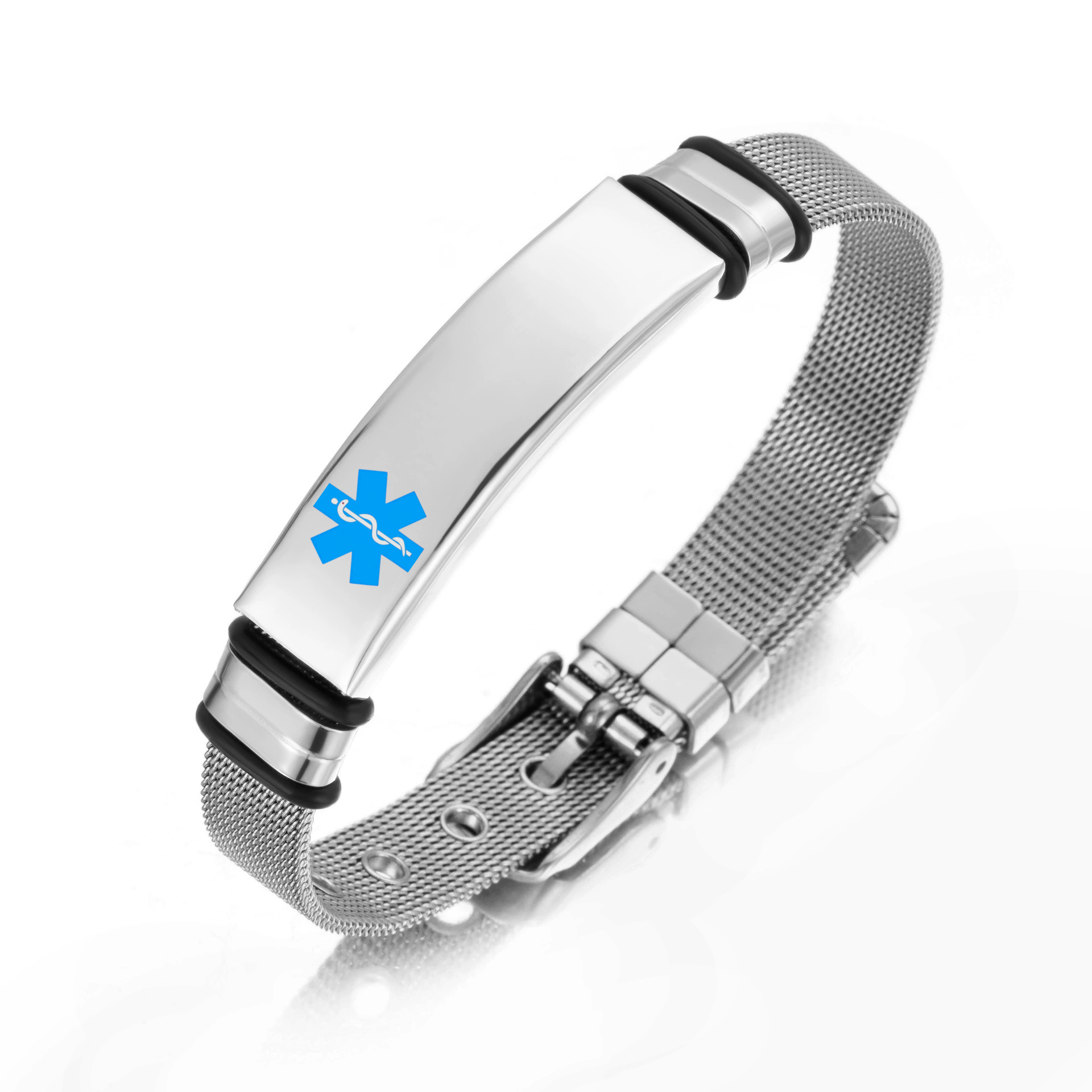 Steel color (blue logo)