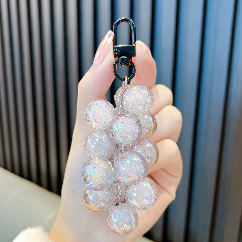 Grape keychain-gray