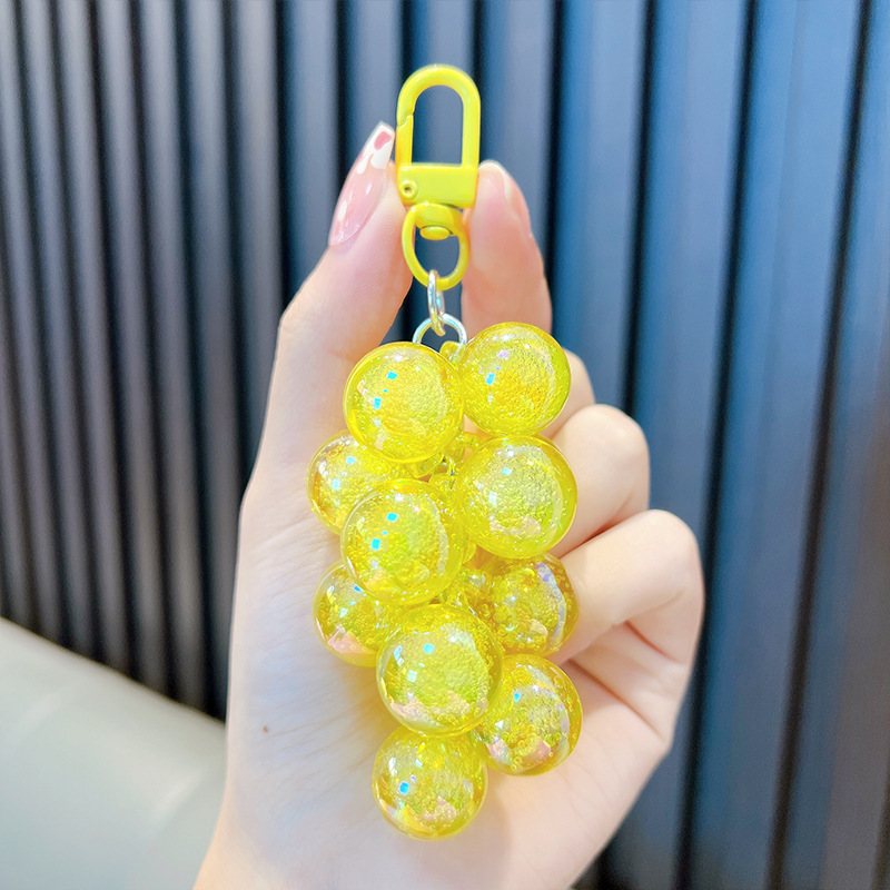 27:Grape keychain-yellow