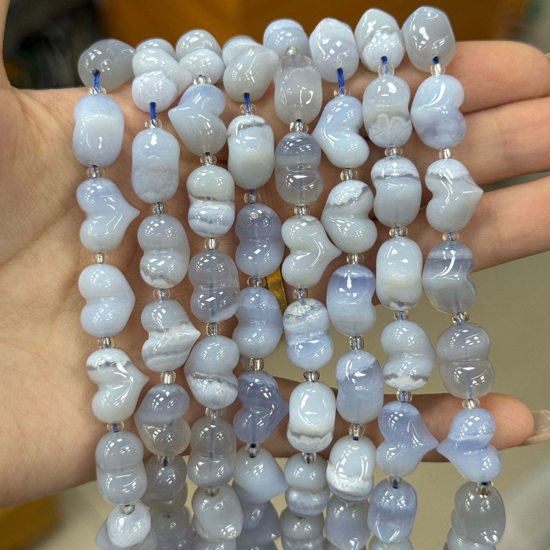 Blue Banded Agate 10*13mm