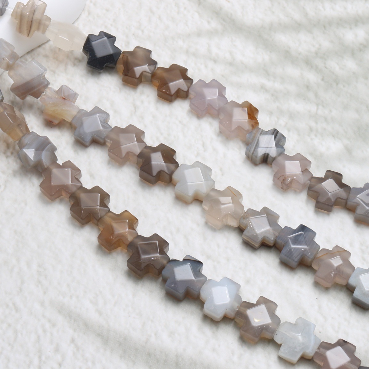 grey agate 12*12*5mm
