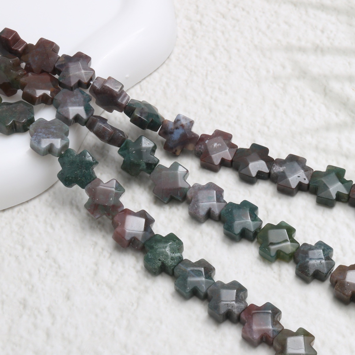 India agate 12*12*5mm